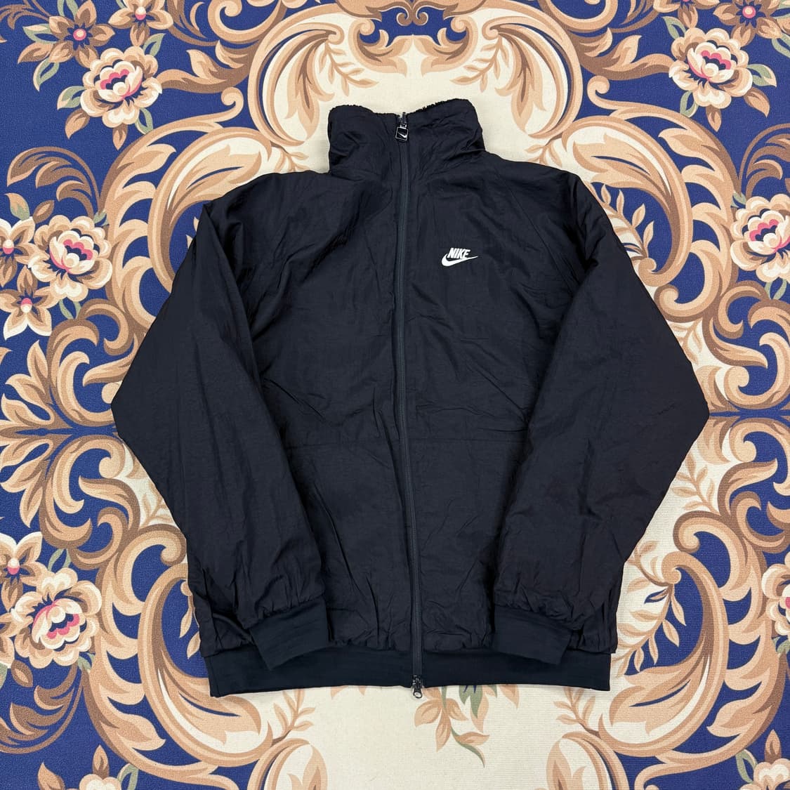 (XL)나이키 Nike 빅스우시 양면 플리스 자켓(블랙,검흰) 상품이미지5