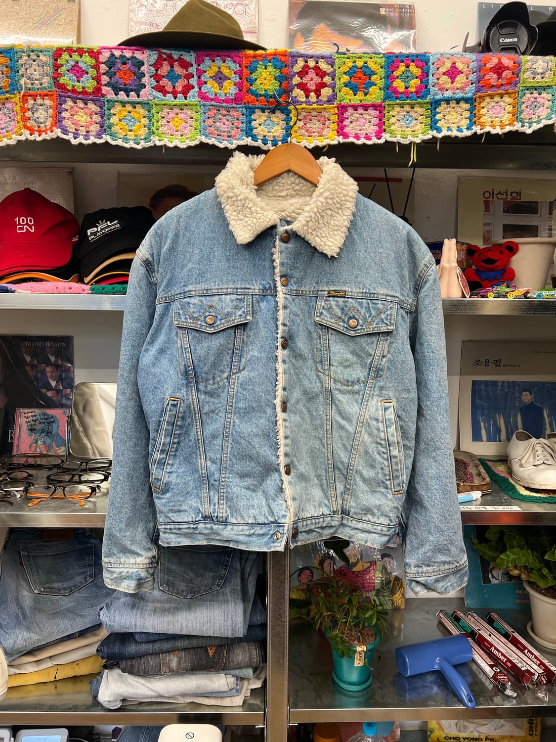 90s Wrangler Sherpa Denim Jacket 상품이미지1