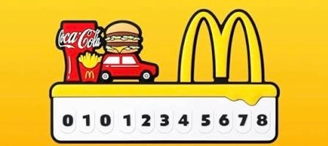 McDonald's Parking Number Pad 상품이미지1