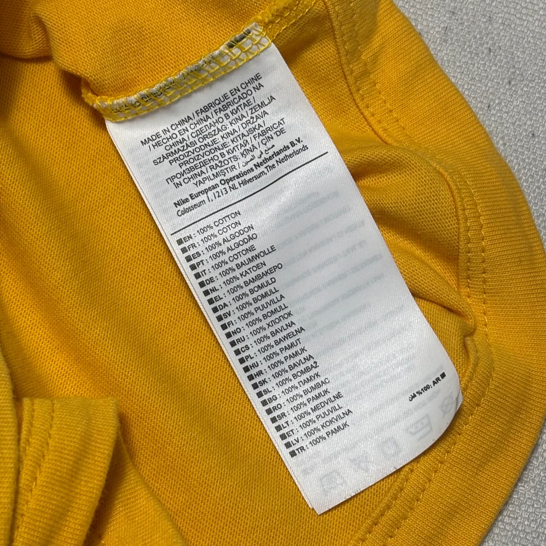 XL 나이키 ACG 옐로우 반팔티 상품이미지5