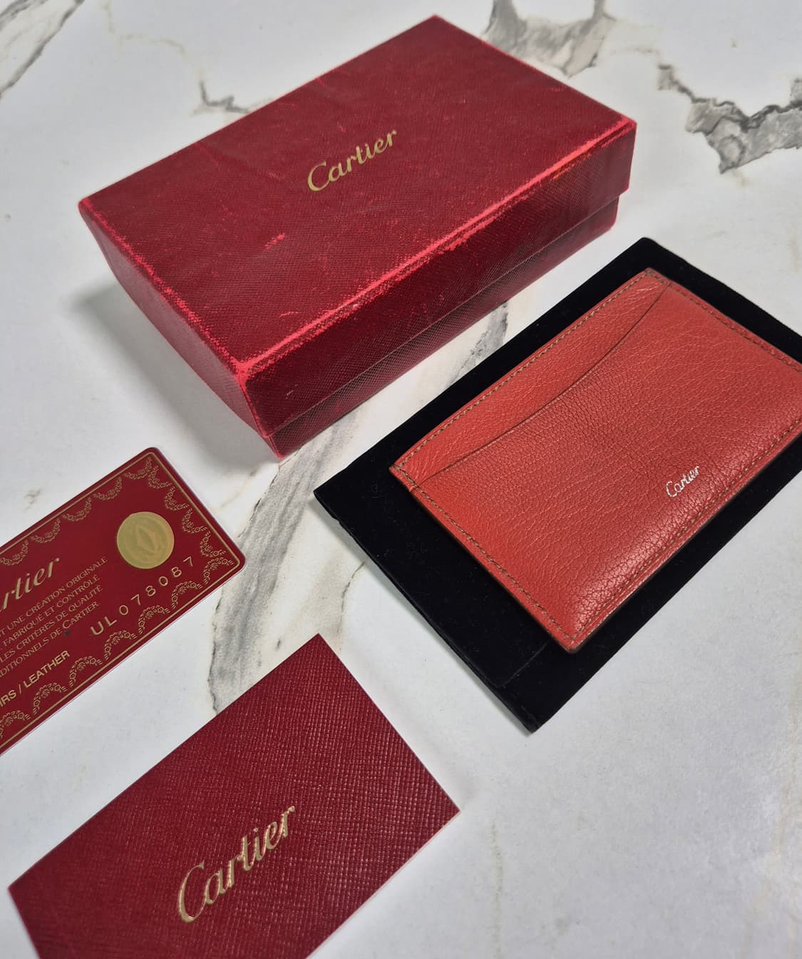 (정품) 까르띠에 가죽 카드지갑 상품이미지1