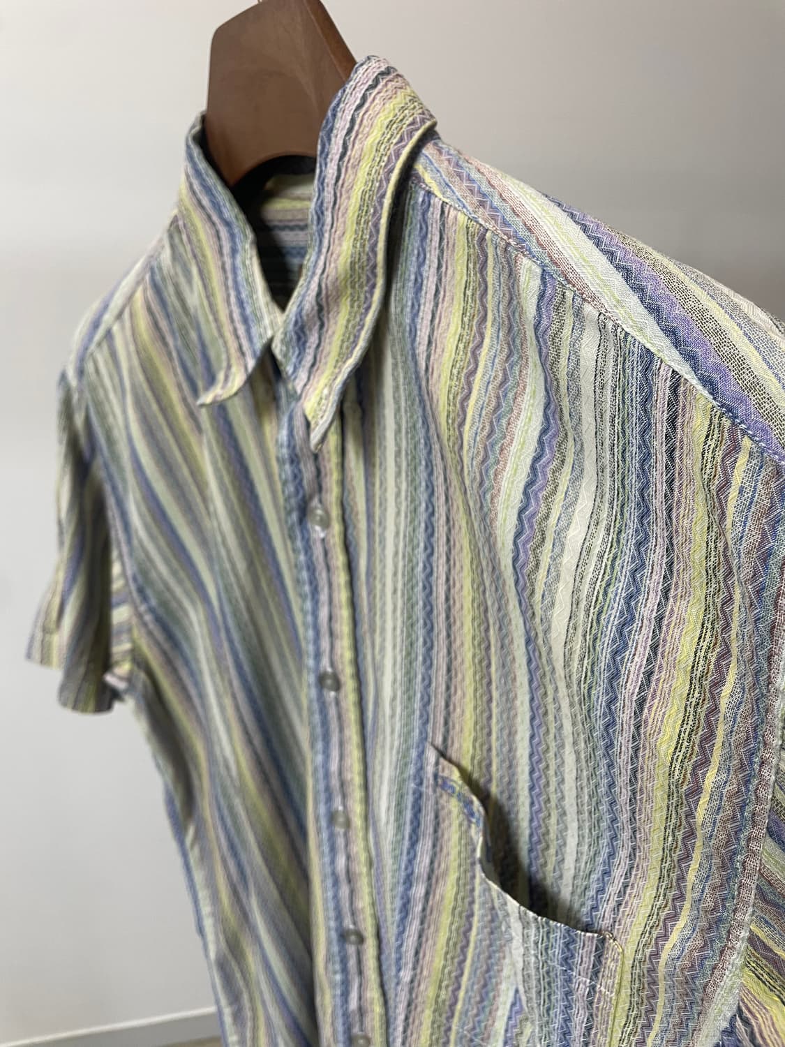 (50) missoni 미쏘니 패턴 포켓 반팔 셔츠 상품이미지4