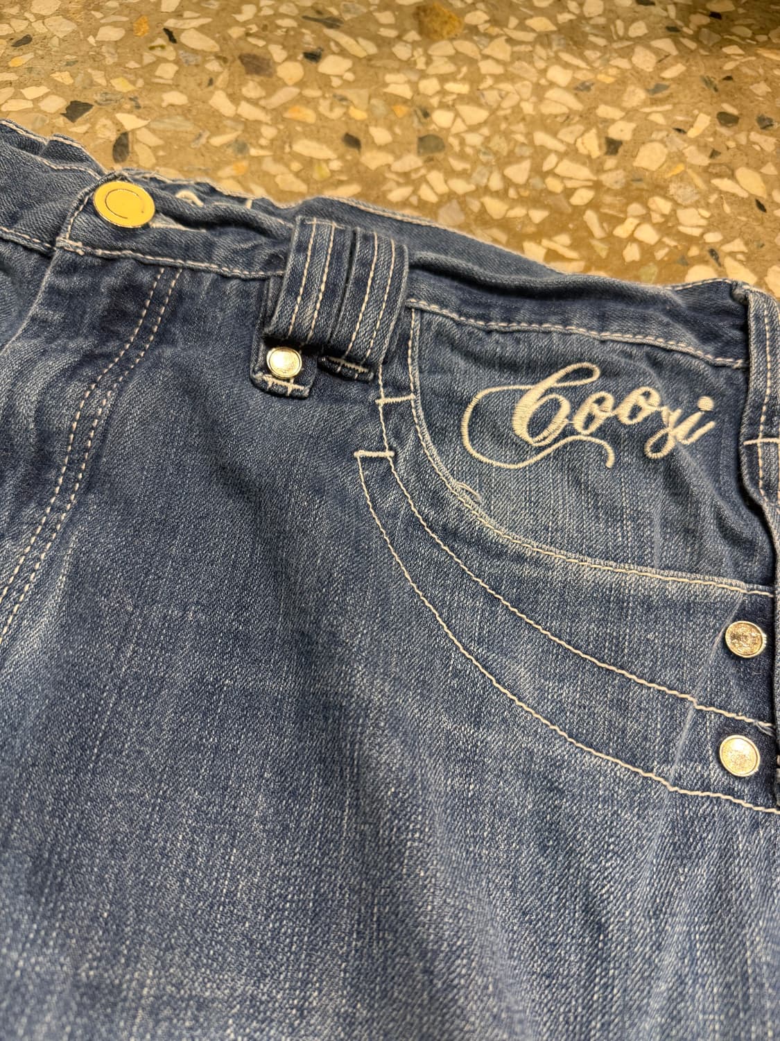 COOGI 자수 데님 팬츠 상품이미지6