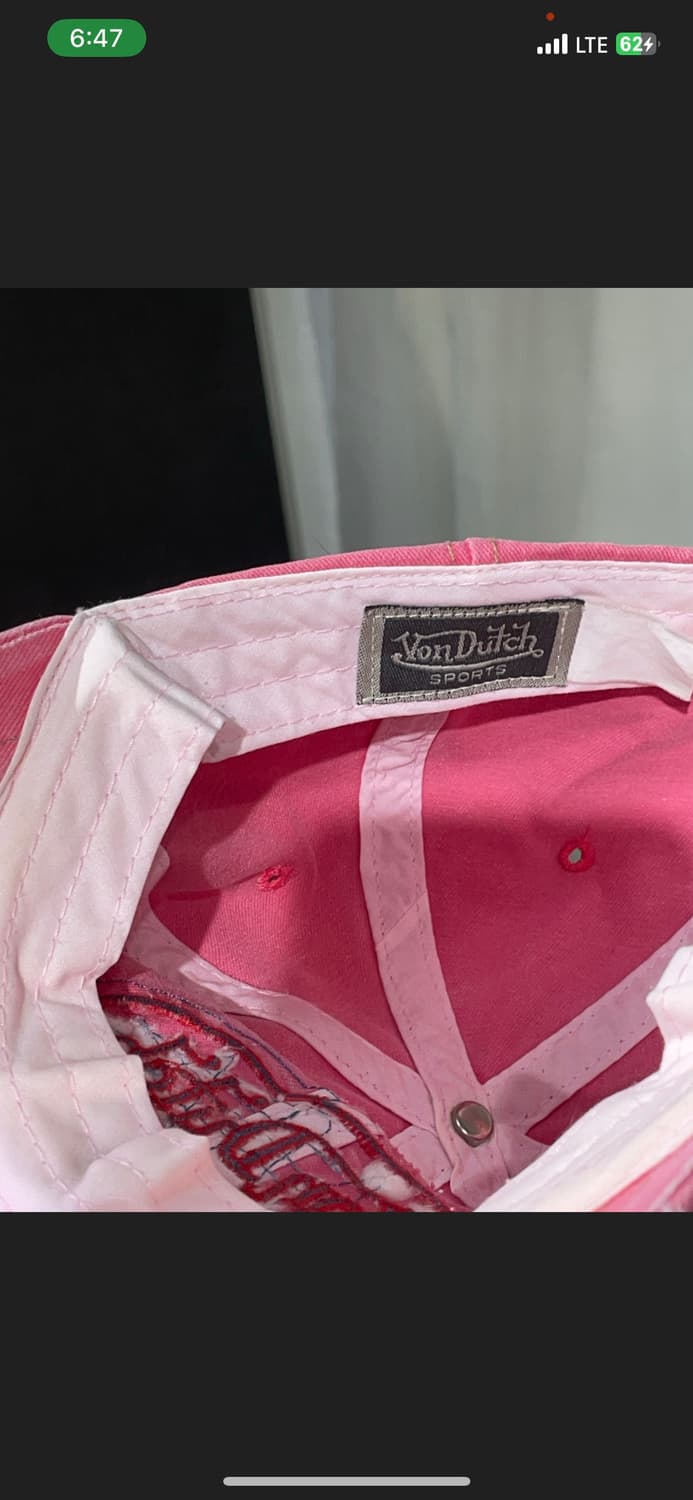 본더치 y2k 핑크 볼캡 모자 상품이미지5