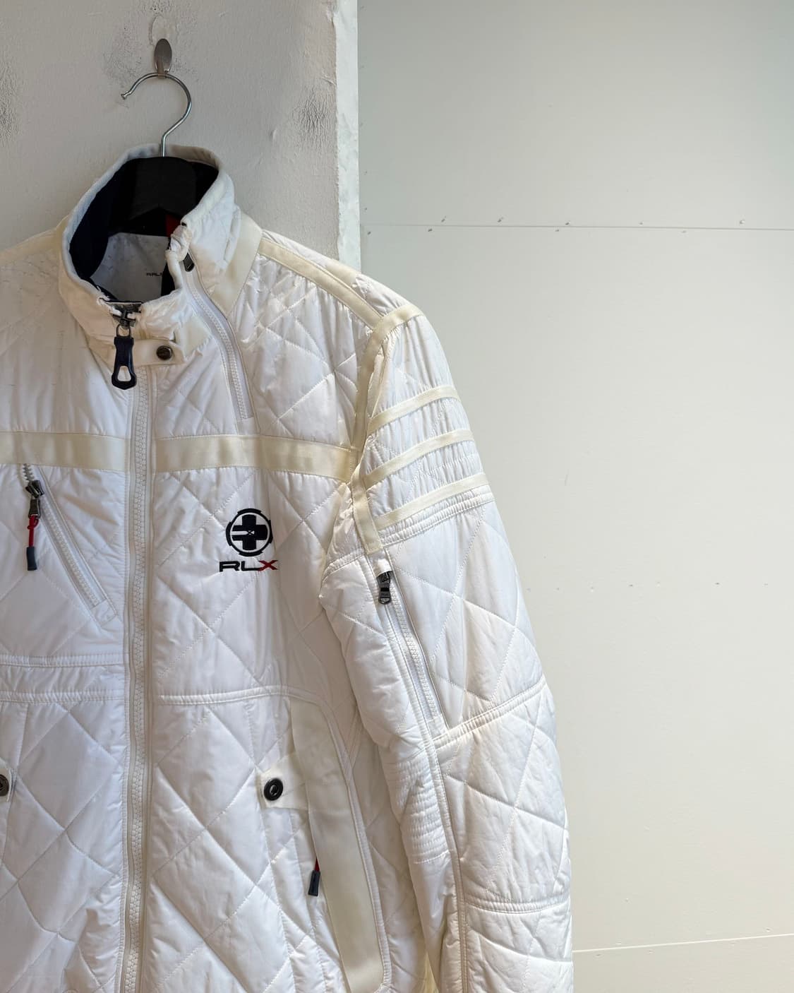 랄프 로렌 rlx 화이트 퀼팅 자켓  상품이미지5