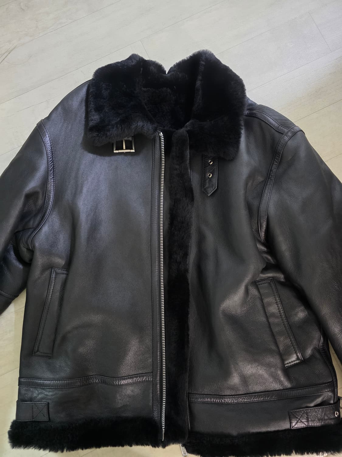 도프제이슨 램스킨 리얼 무스탕 xl 상품이미지2