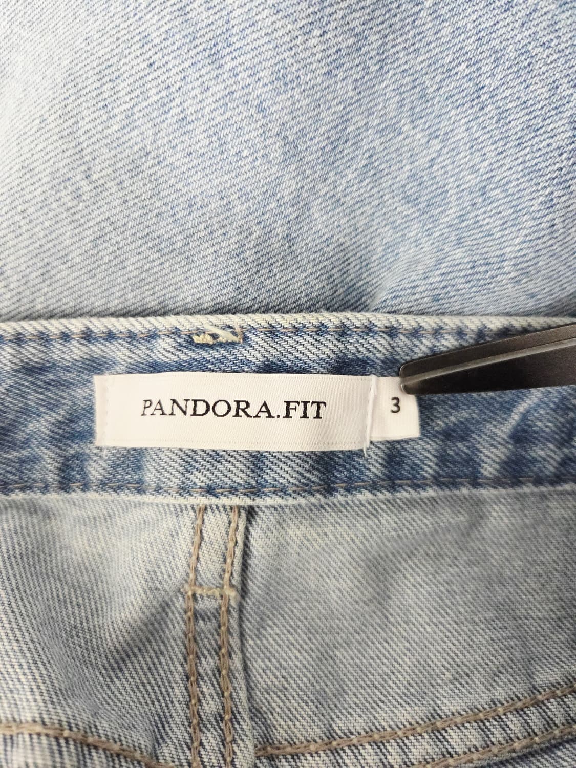 PANDORA.FIT 판도라핏 연청 데님 스커트 상품이미지5