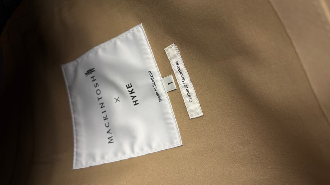 2016 매킨토시  x hyke 코트 상품이미지6