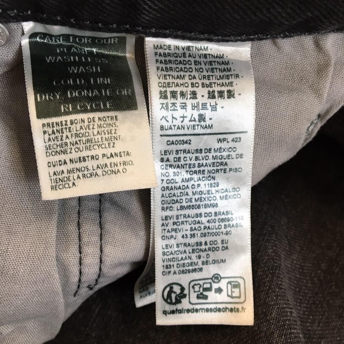 리바이스 501 90S 프리미엄빅E탭 앵클진 여성 27 인치  상품이미지6