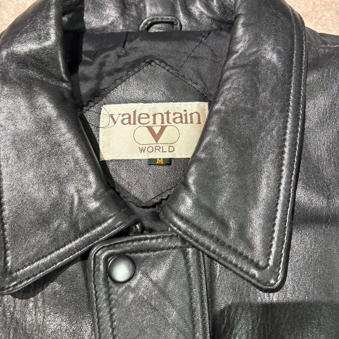 빈티지 양가죽 레더 자켓 상품이미지6