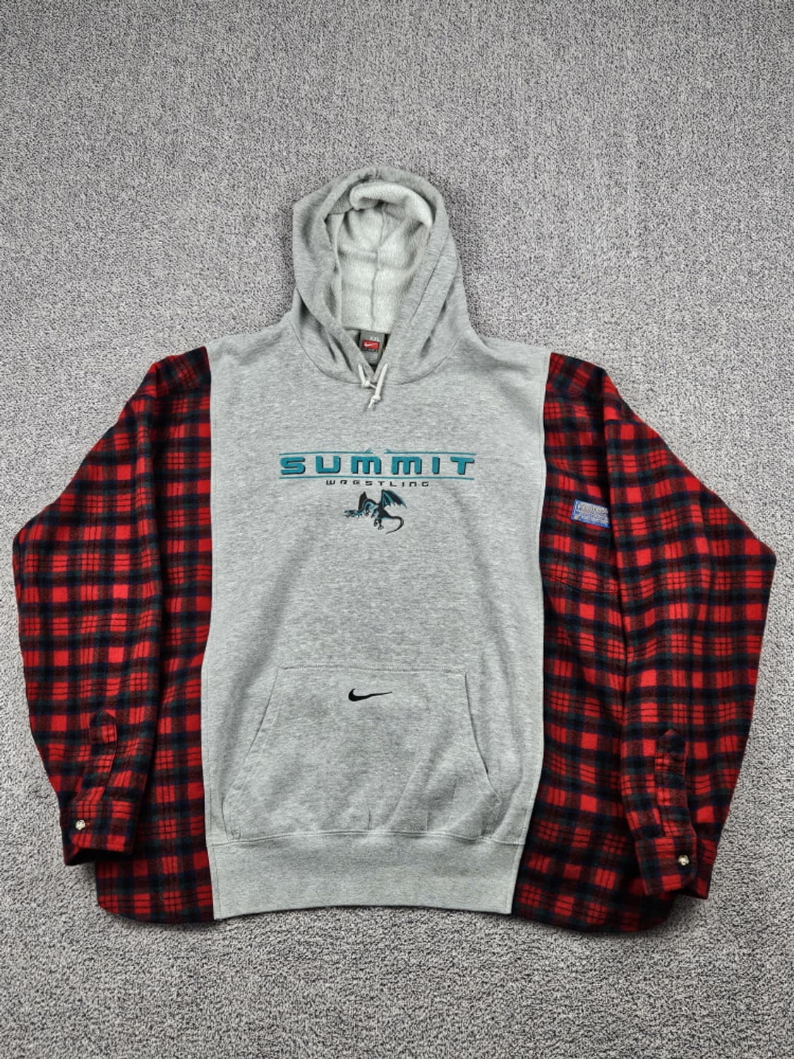 레이어컷 믹스드 나이키X펜들턴 커스텀 후디 (상세설명참조) / 10223 상품이미지2