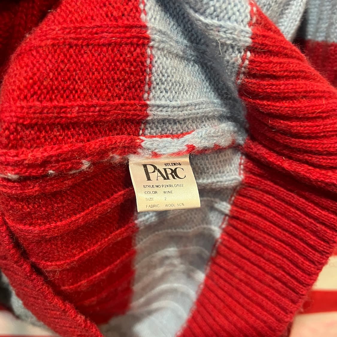 스튜디오앤파르크 스트라이프 니트 스웨터 상품이미지4