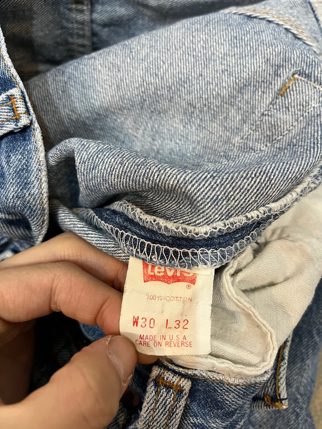 90s 리바이스501xx 데님팬츠 Made in USA (27) 상품이미지8