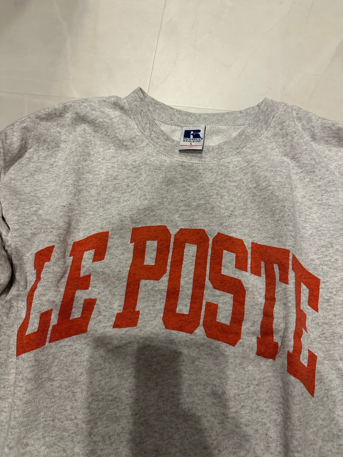 [L]러셀 어슬레틱 LE POSTE 스웻셔츠 멜란지 상품이미지2