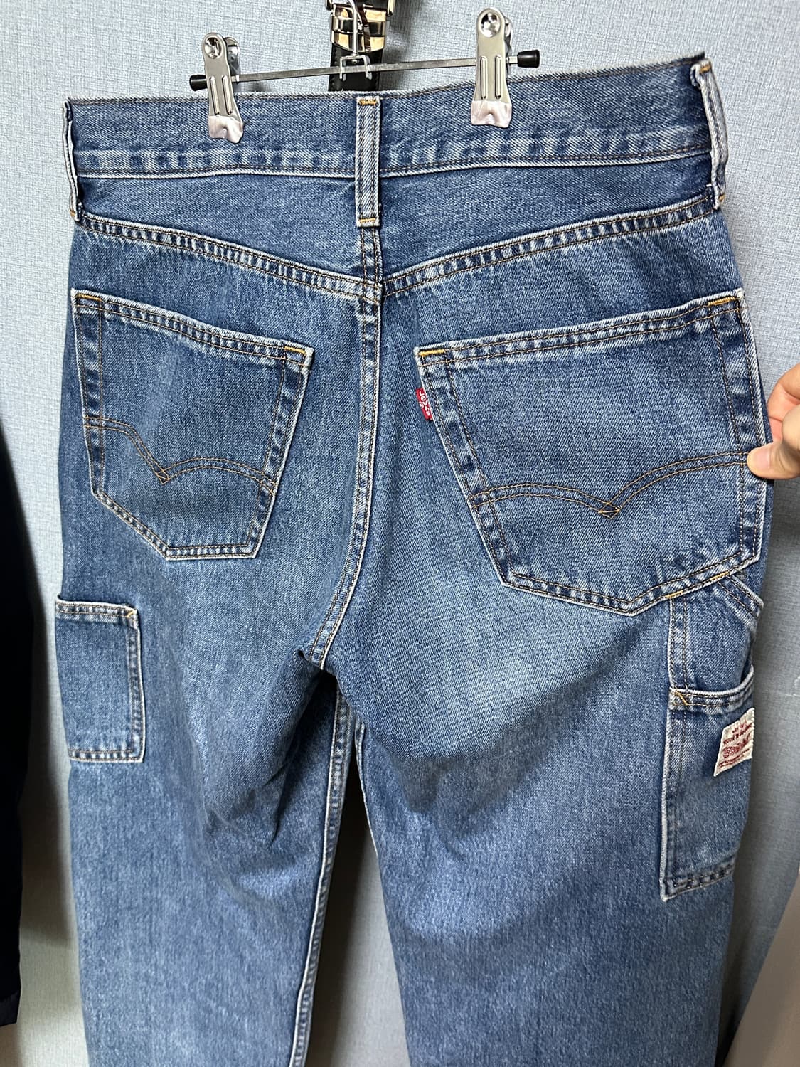 리바이스 568 루즈 스트레이트 더블니 팬츠 판매합니다 상품이미지3