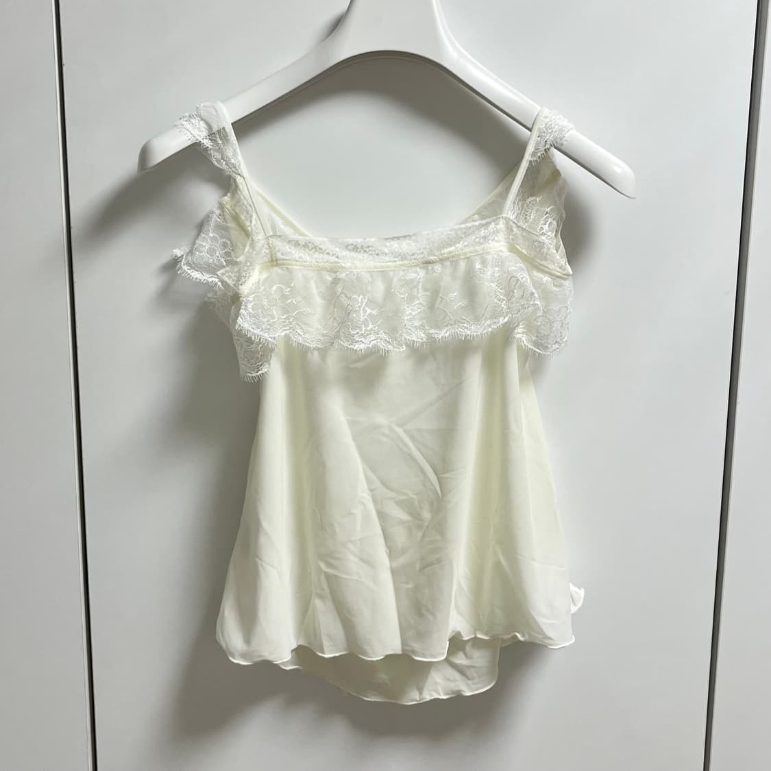 [S,M,L]기마구아스 Meredith 레이스 탑/화이트 상품이미지2