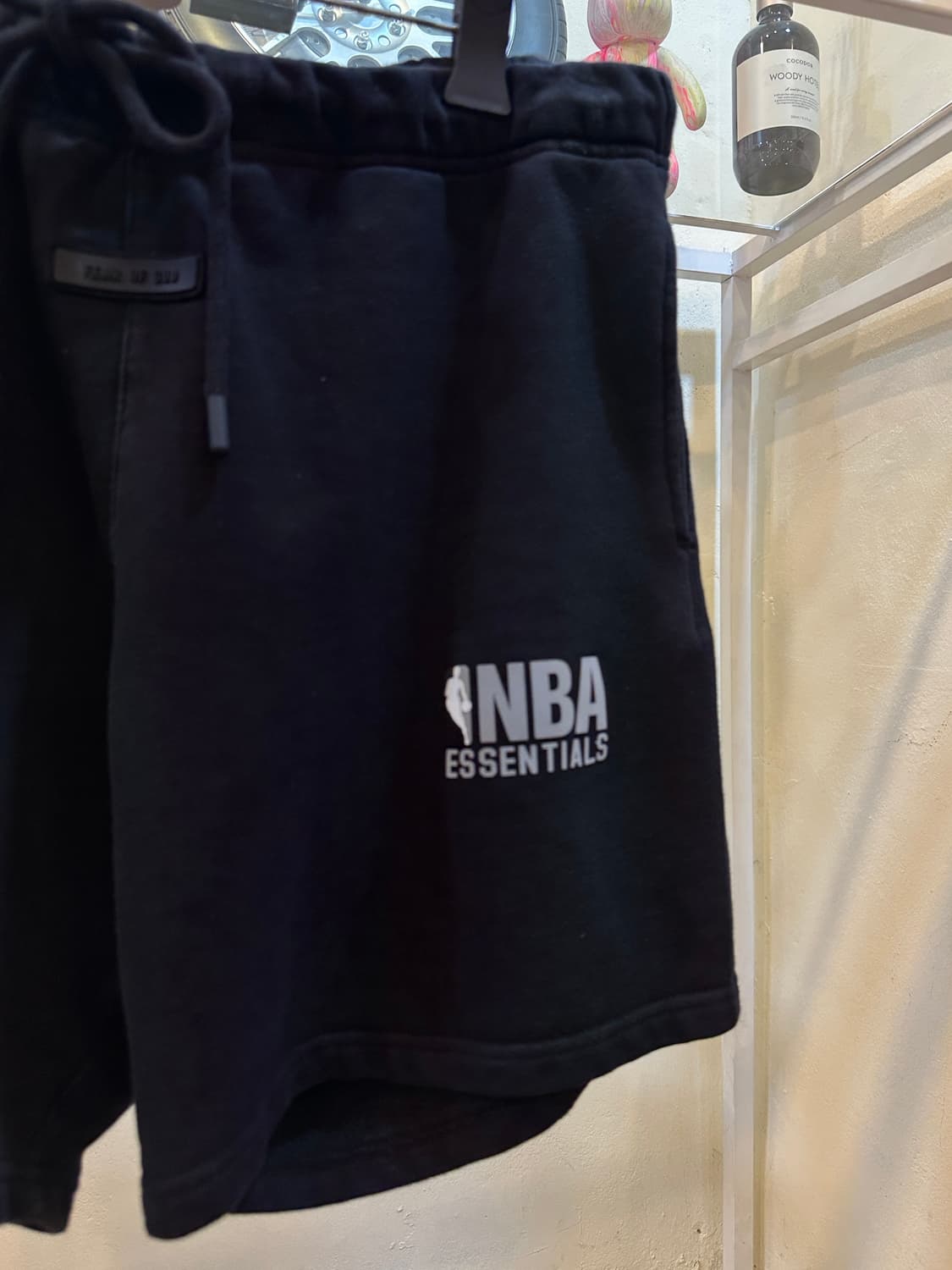 피어오브갓 에센셜 NBA 콜라보 블랙 스웨트 반바지 2XL 상품이미지2