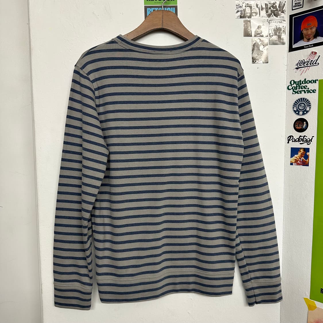 아페쎄 스트라이프 테리 스웻셔츠 상품이미지7