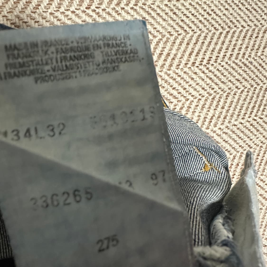 LEVI'S 501 90's france made denim pants 상품이미지4