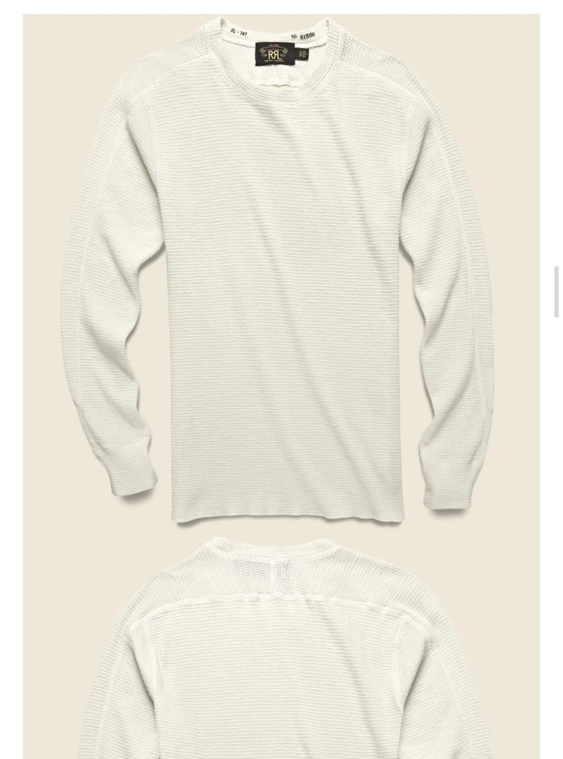 더블알엘 RRL 와플티 상품이미지2