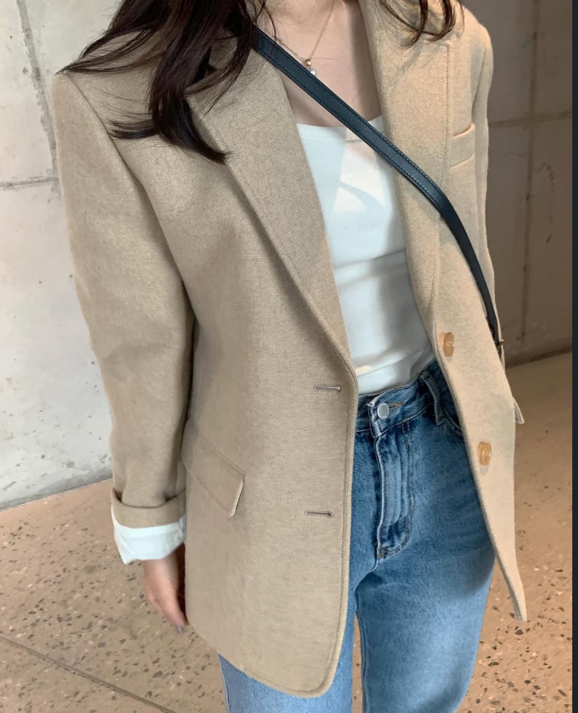 모로마켓 헤링본 울 재킷 상품이미지6