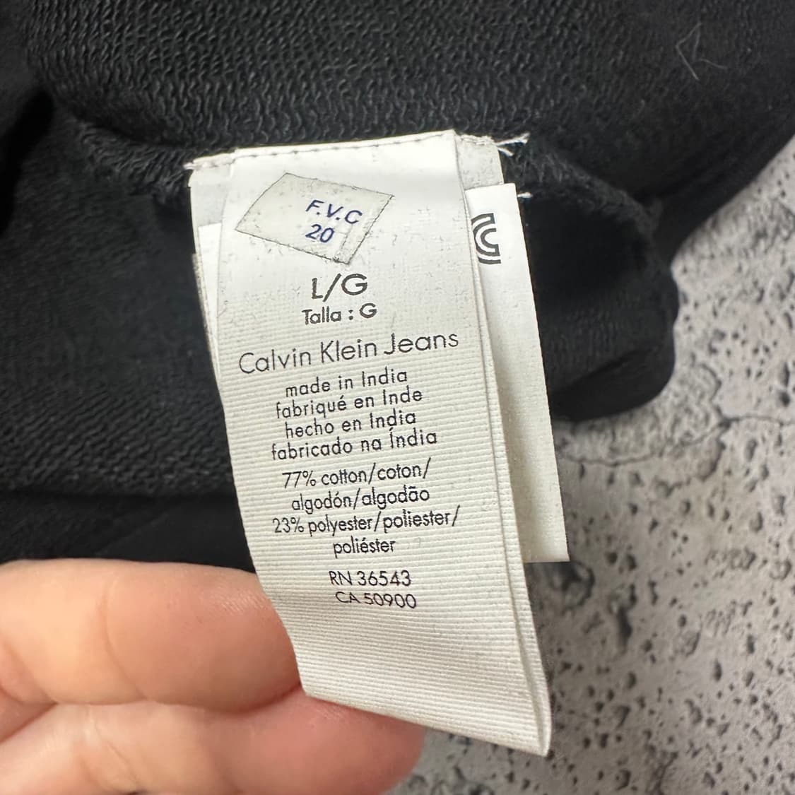 ✨ (새상품) CK 캘빈클라인 블랙 반집업 상품이미지4