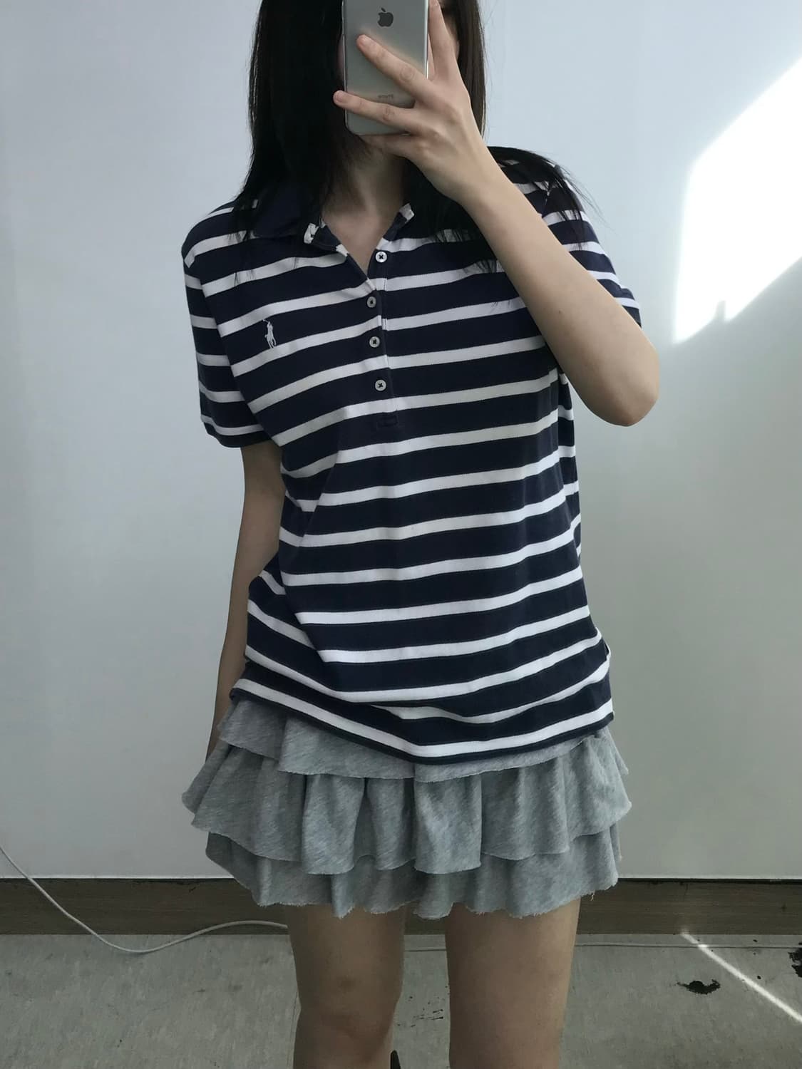 폴로 랄프로렌 신형 스트라이프 PK 반팔 카라 티셔츠 상품이미지1