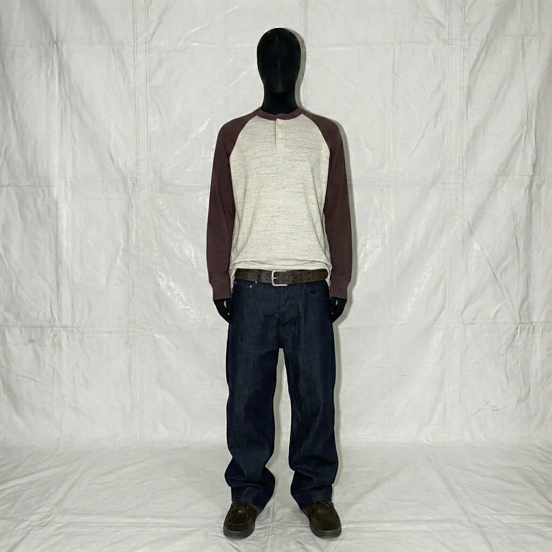 x-large henry neck long sleeve 상품이미지1