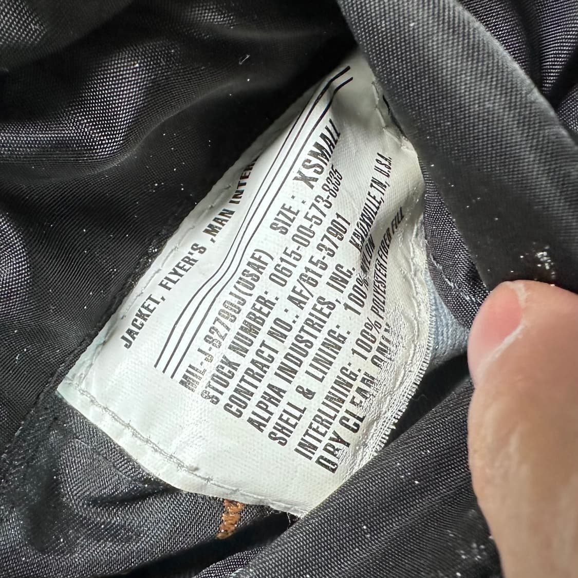 알파인더스트리 나사 ma-1 자켓 상품이미지4