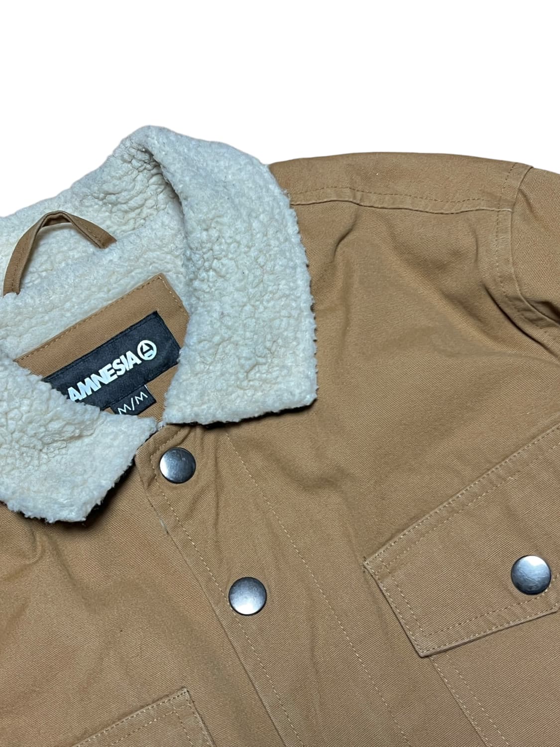 빈티지 양털 트러커 자켓 M 베이지 상품이미지2