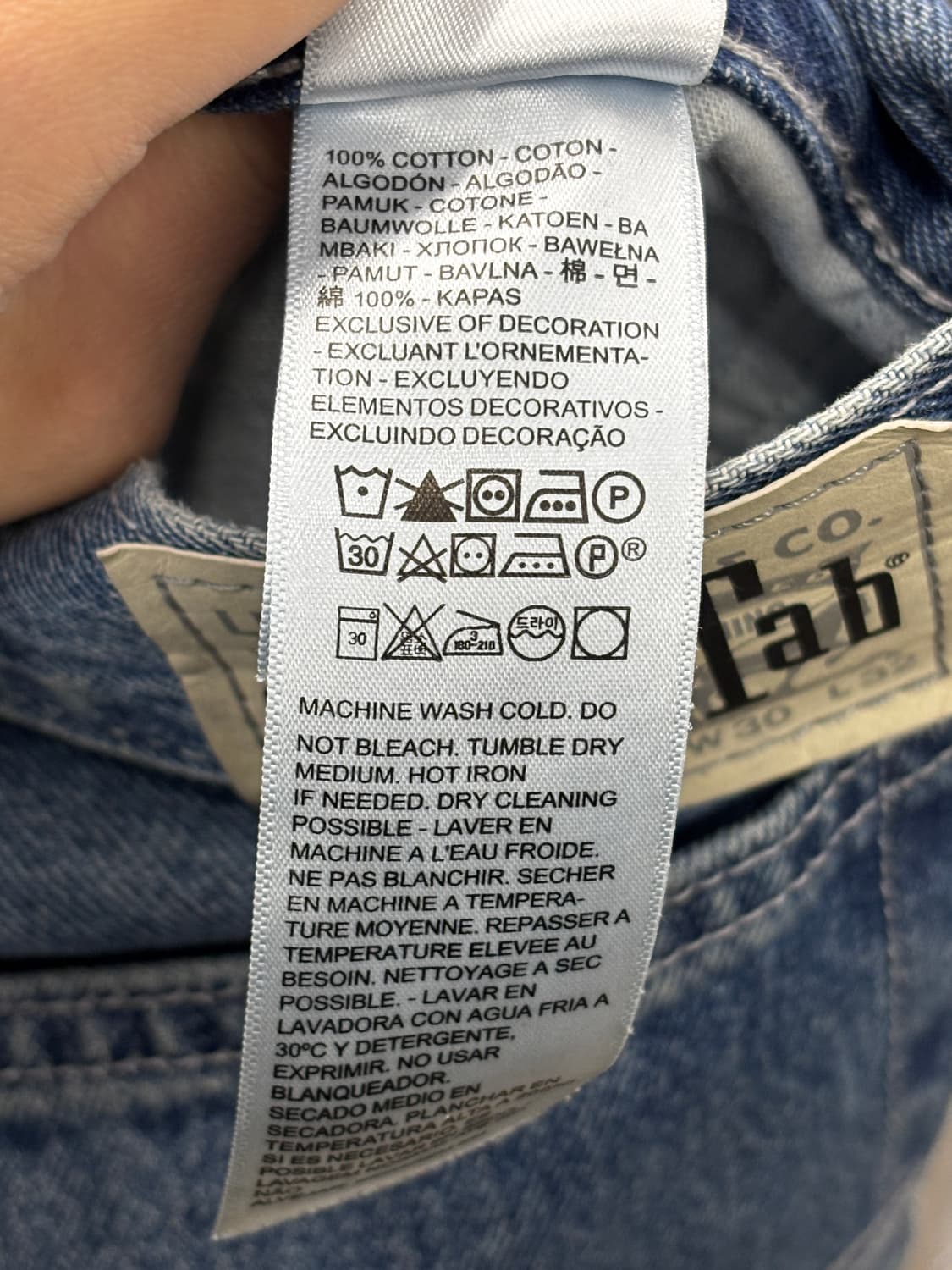 리바이스 실버탭 루즈핏 데님  상품이미지8