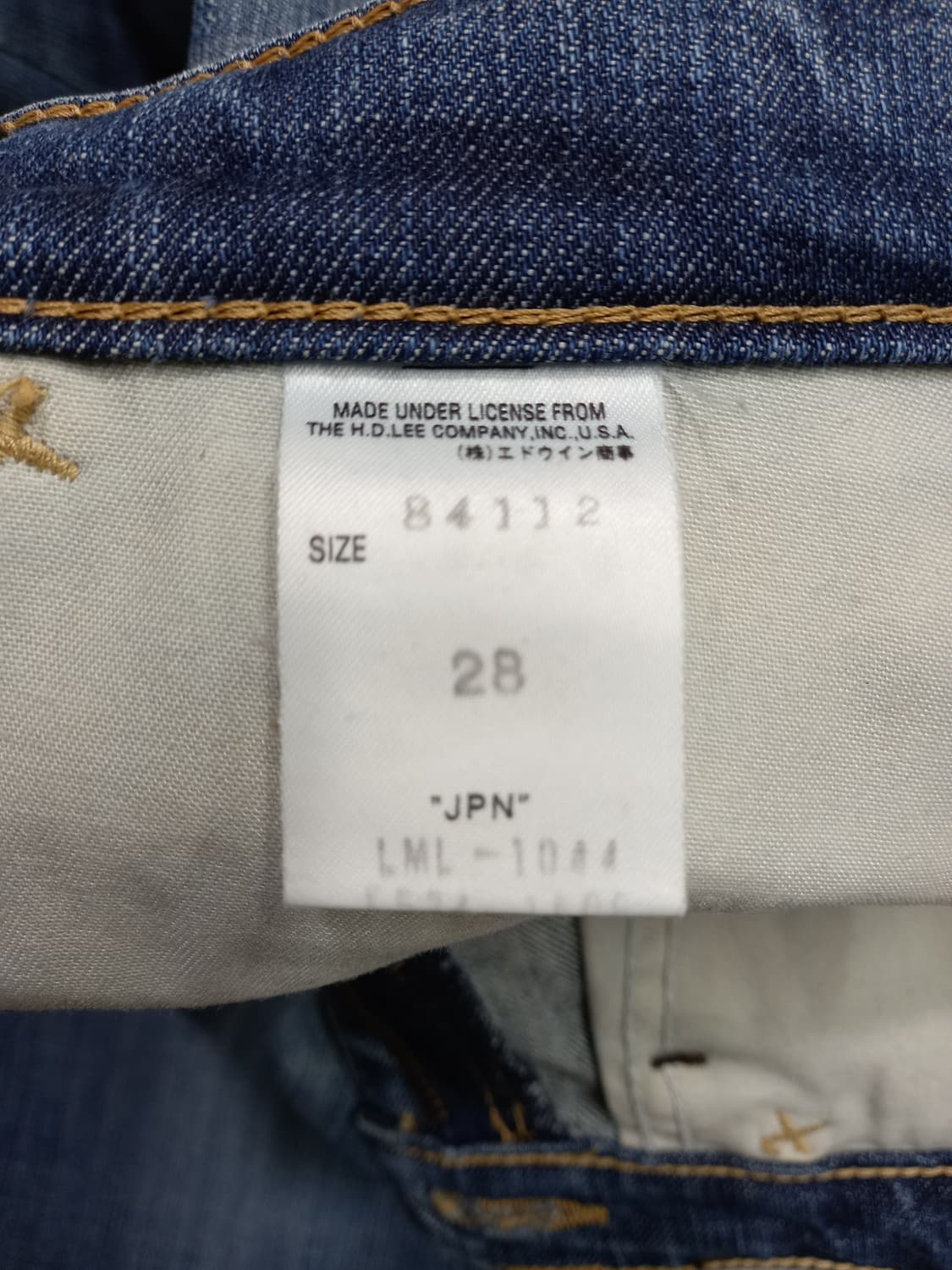 27 Lee Japan 워싱 스판 부츠컷 27-604 상품이미지8