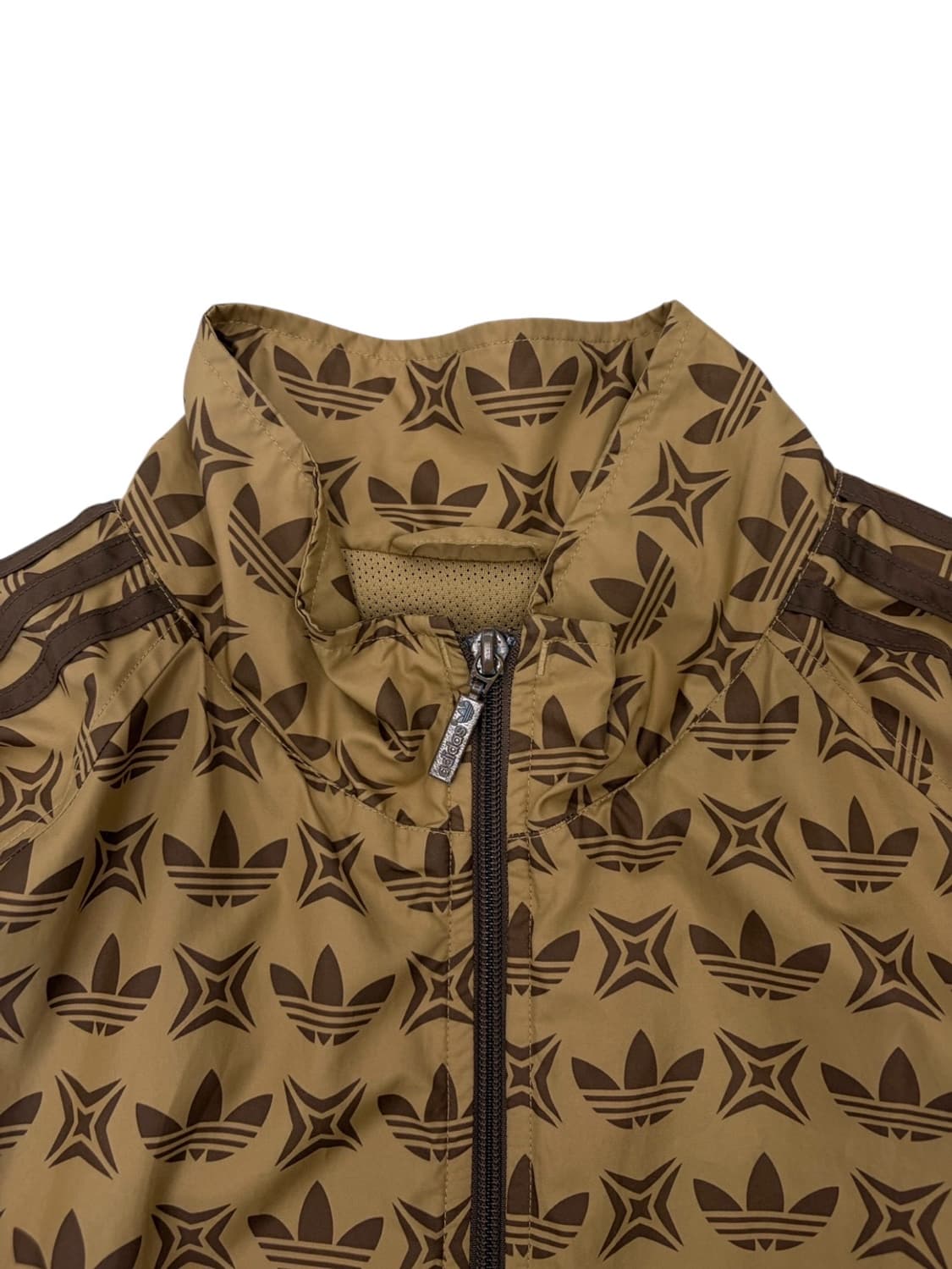 아디다스 오리지날 패턴 나일론 집업 브라운베이지 (95~100) 상품이미지4