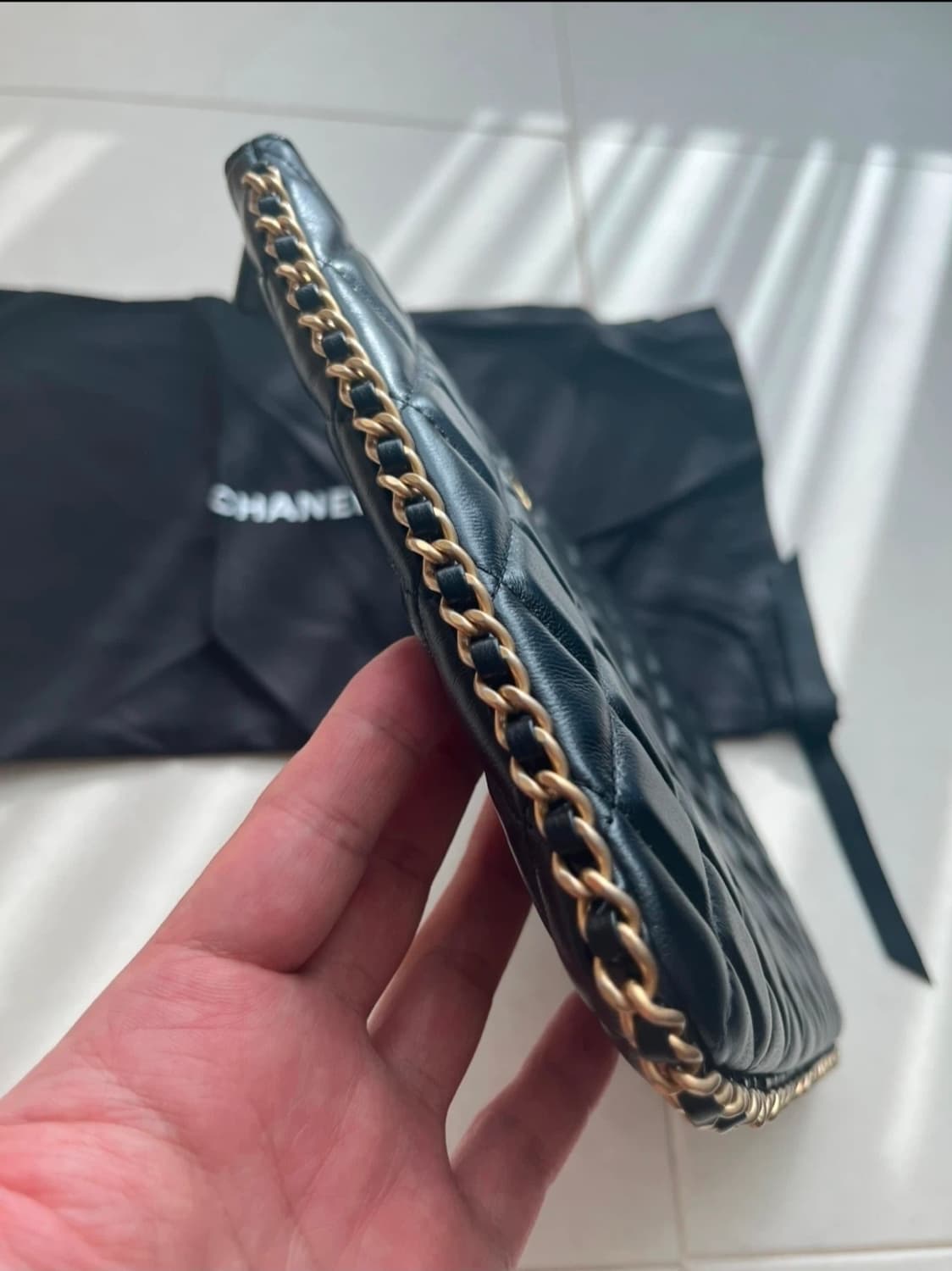 샤넬 체인 클러치백 / 새제품급, 한정판 제품 상품이미지7