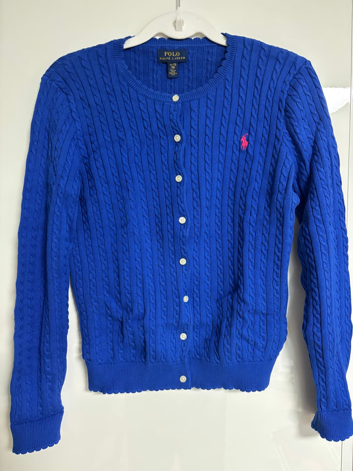 폴로 가디건 걸즈 XL 상품이미지1