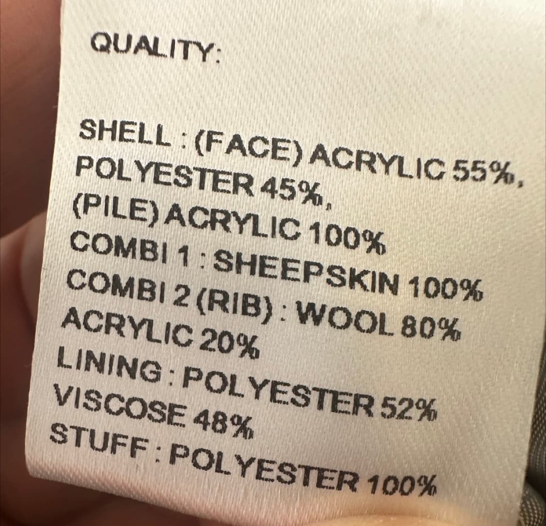 (새상품) Stand Alone 스탠드얼론 레오파드 퍼 자켓 (M) 상품이미지9