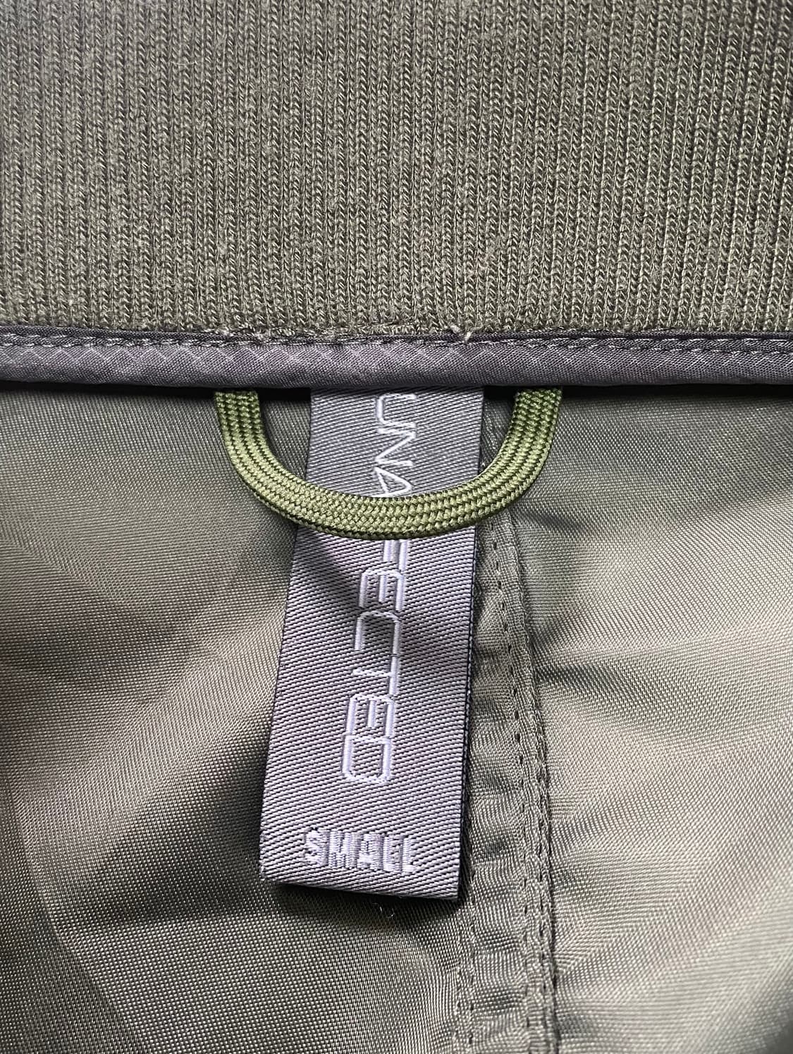 [s] 언어펙티드 21ss 레이어드 ma-1 마원 세이지 그린 상품이미지4