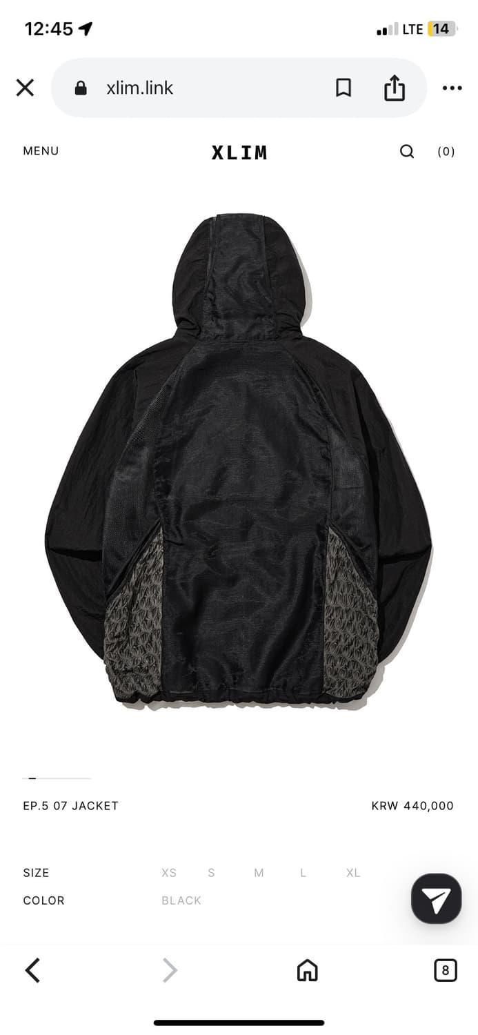 XLIM EP5 07 자켓 Size2 상품이미지3