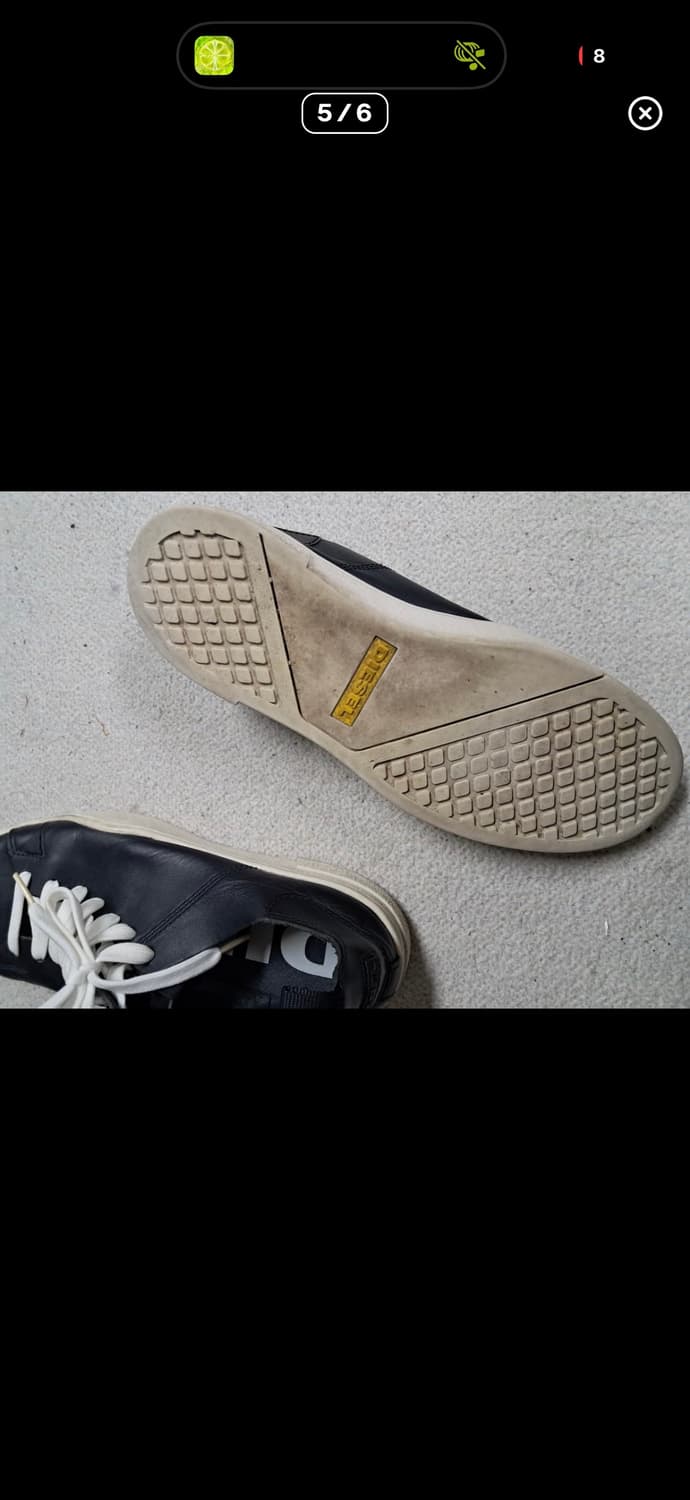 Diesel leather sneakers 상품이미지5