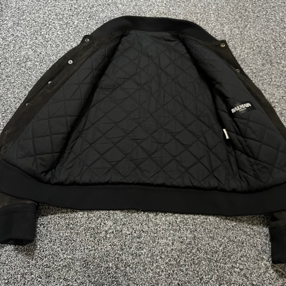 00s vintage BALMAIN 스웨이드 자켓  상품이미지2