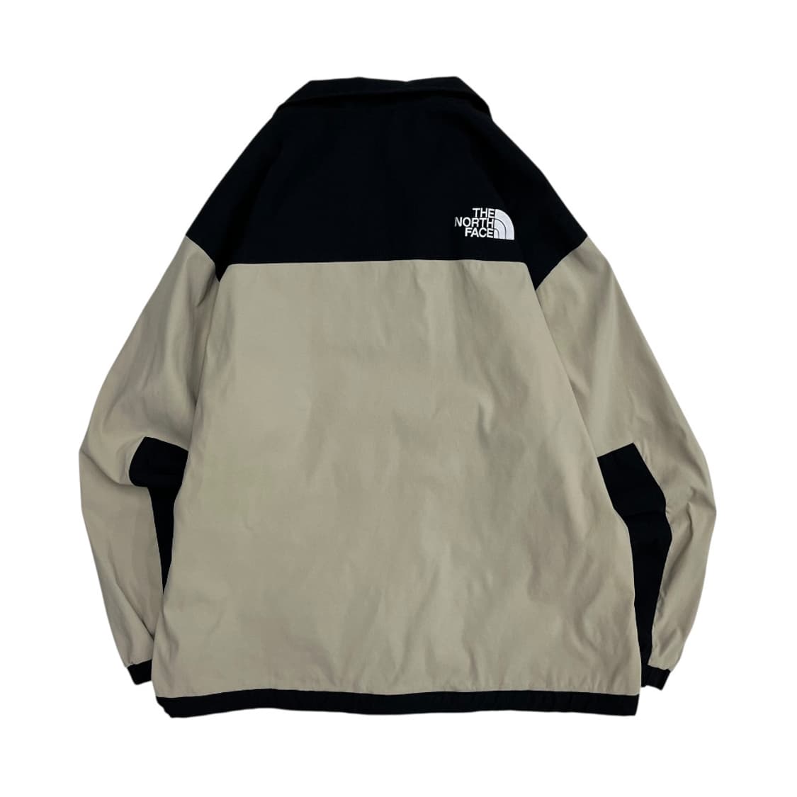 노스페이스 베이지 배색 블랙 바람막이 XL 상품이미지3