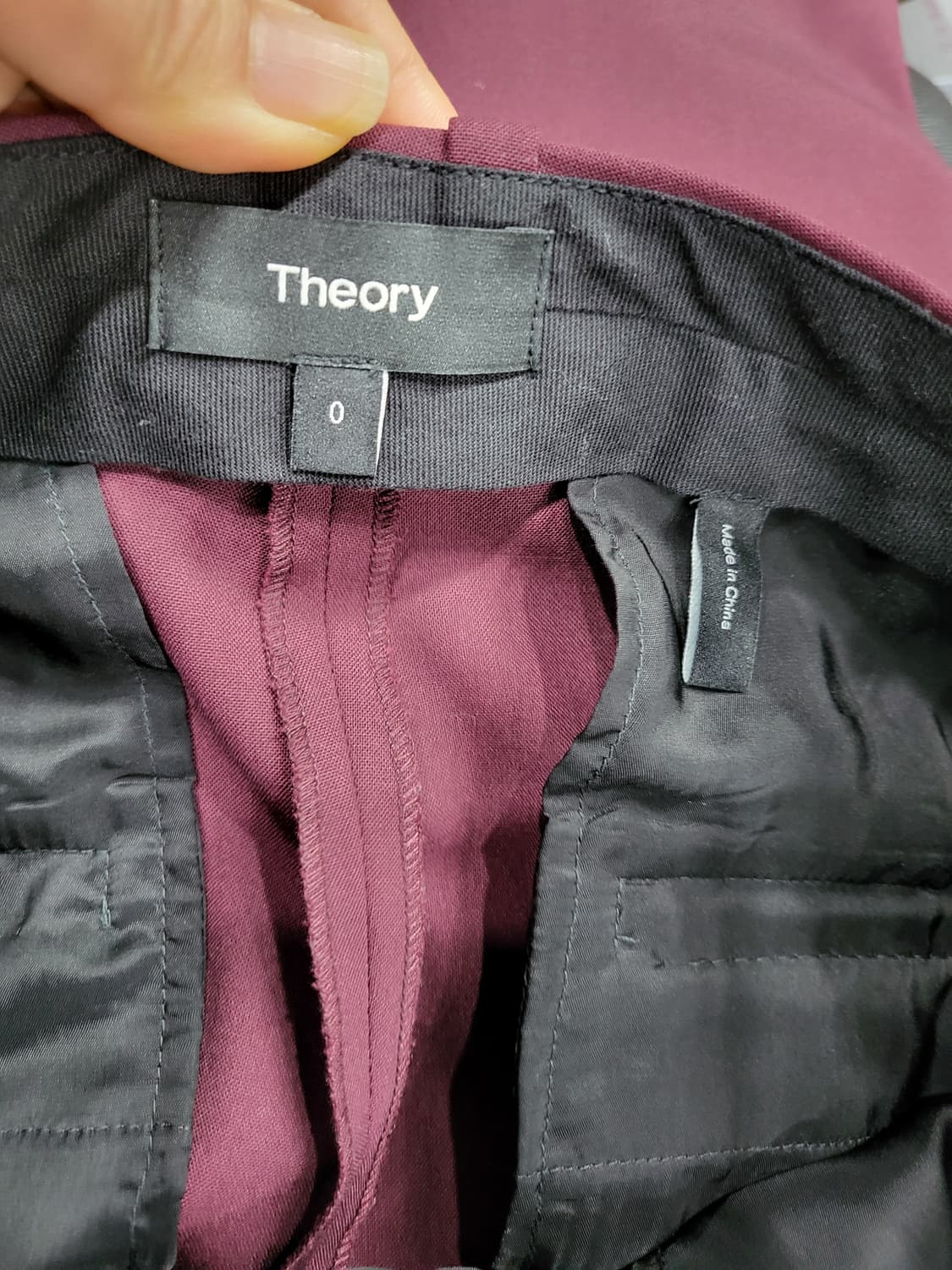 띠어리 팬츠(새상품) 상품이미지6