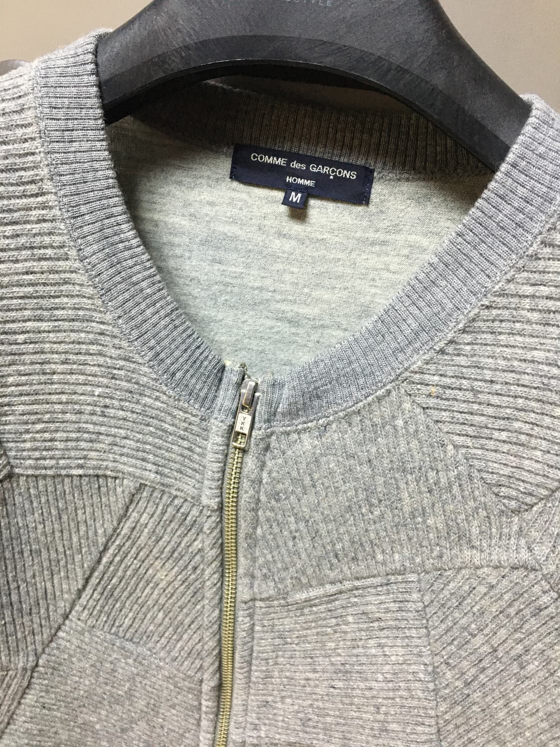 꼼데가르송 옴므 울 패치  집업 상품이미지2