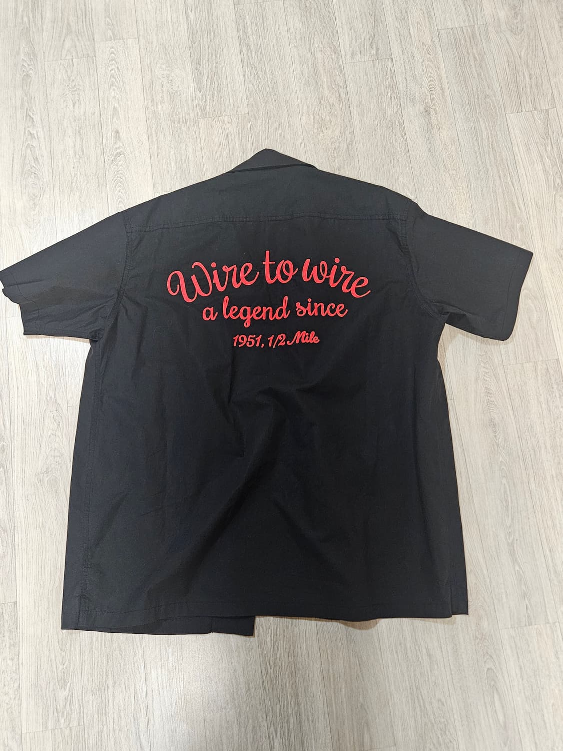 아웃스탠딩 볼링셔츠 블랙 S 상품이미지3