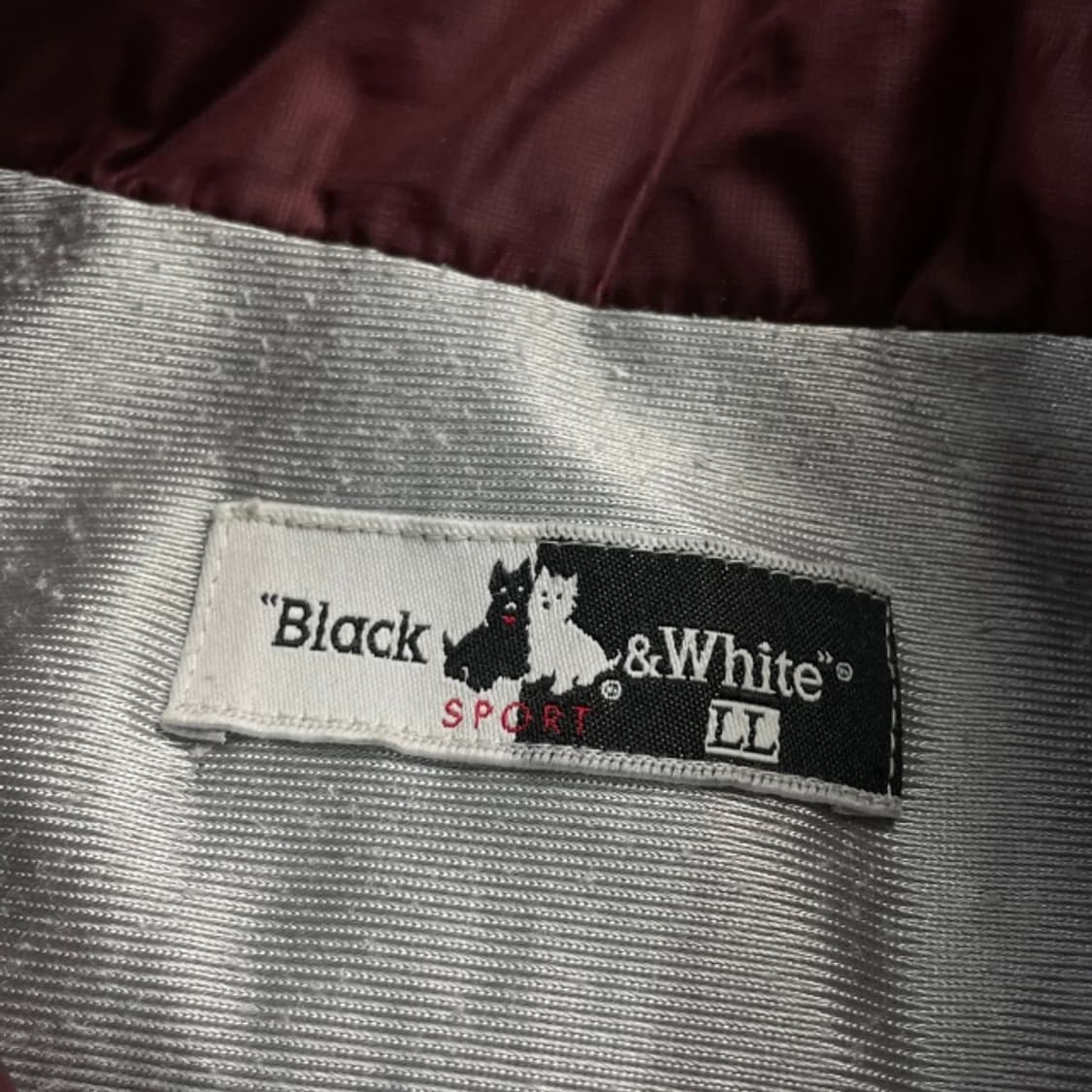 105 블랙앤화이트 방풍 자켓 상품이미지3