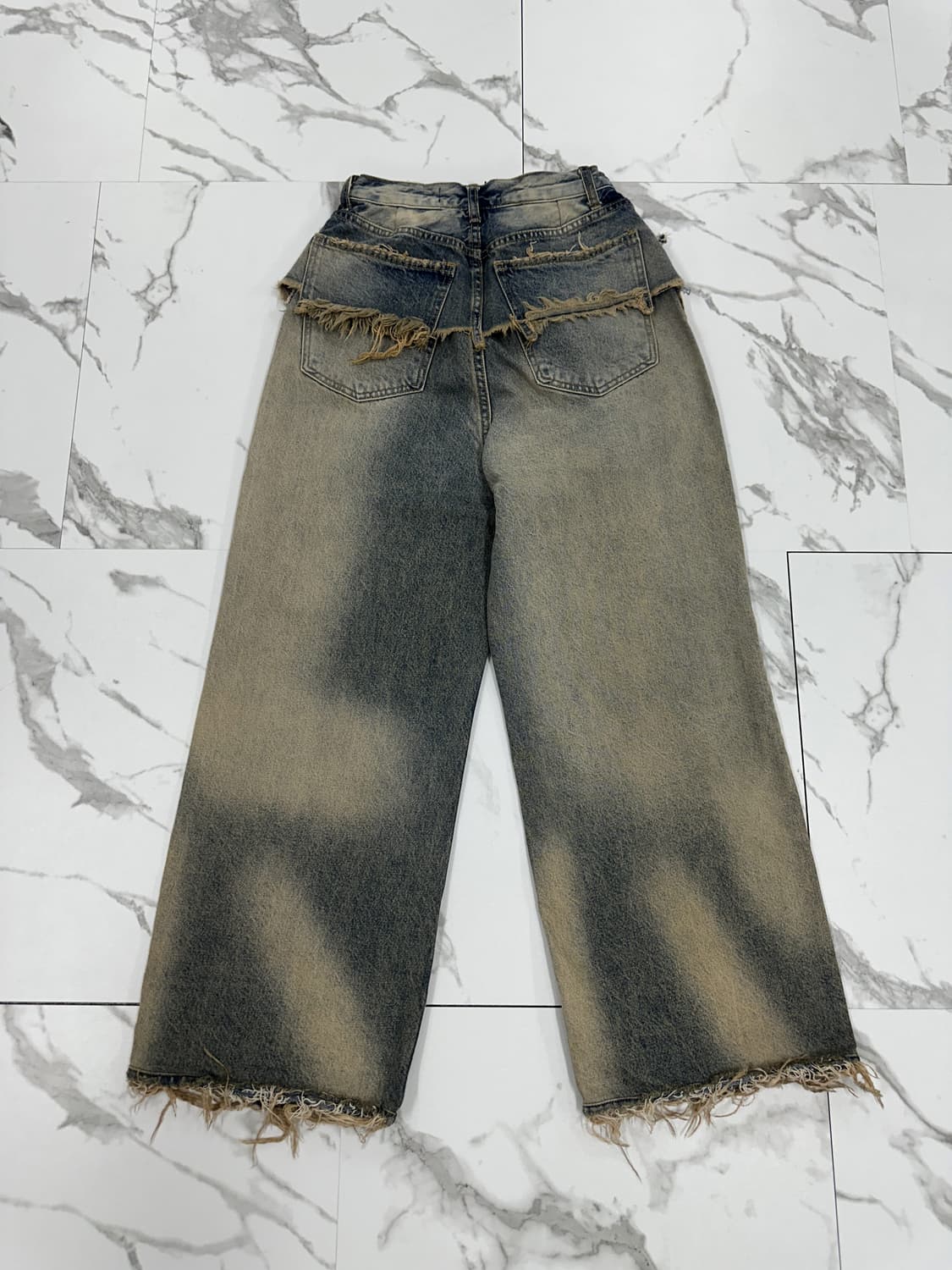 SEO 에스이오 포켓 레이어드 데님 팬츠 상품이미지2