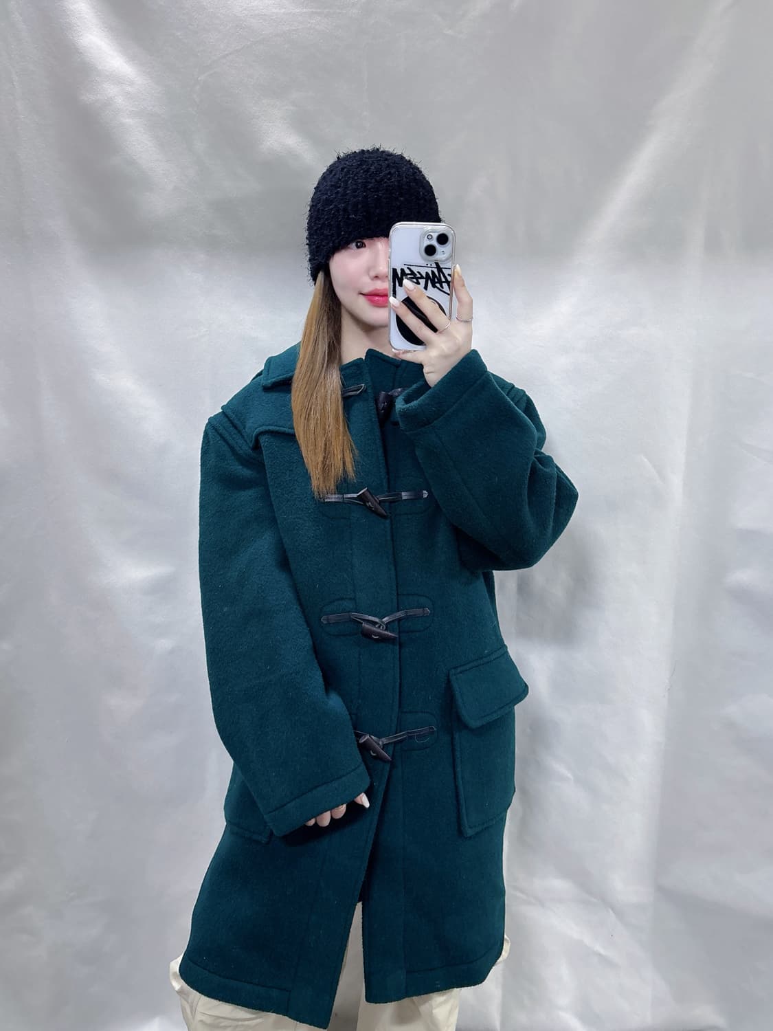 글로버올 잉글랜드 그린 더플코트  상품이미지1