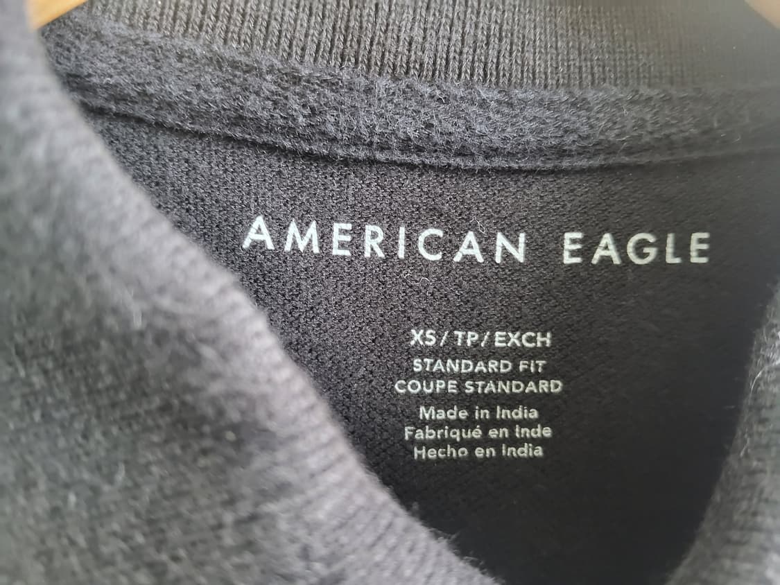AMERICAN EAGLE 아메리칸이글 남성 반팔 카라티 XS 코튼 피케 상품이미지5