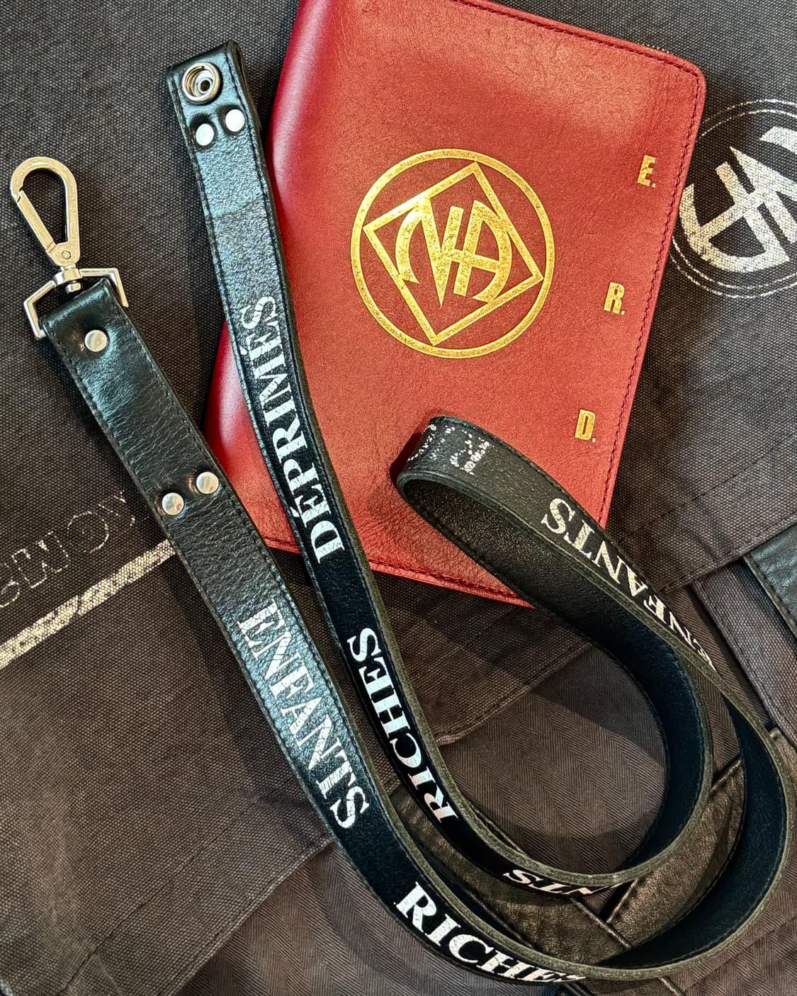 Logo Leather lanyard  상품이미지1