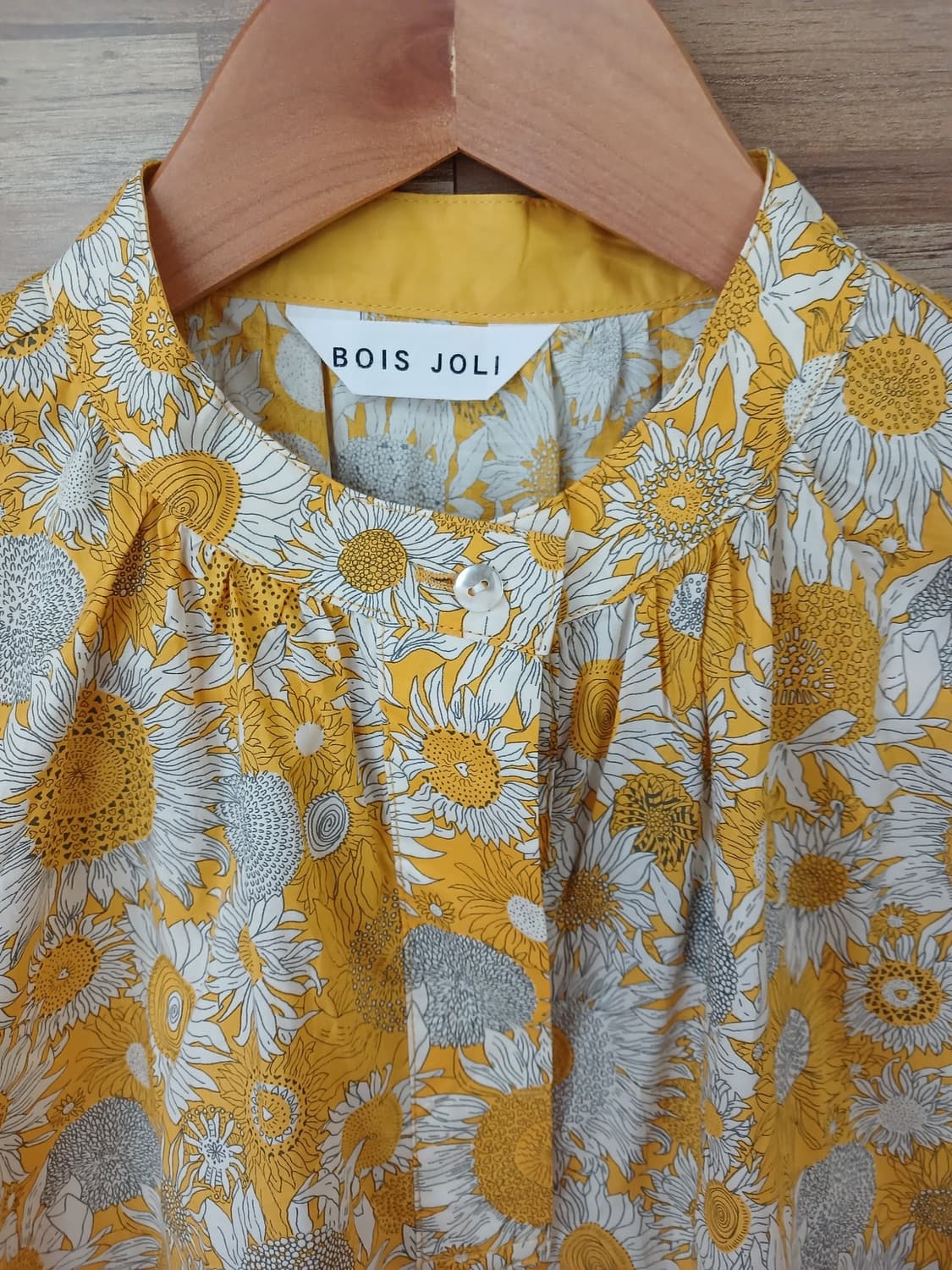 모리걸 Bois joli 해바라기 민소매 코튼 블라우스  상품이미지2